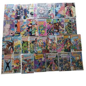 Justice League America Europe International 79 Issues Comic Book Lot DC Vintage